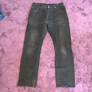 Levi Black Jeans Size W36 L34.